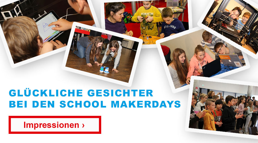 Impressionen von den School MakerDays 2018